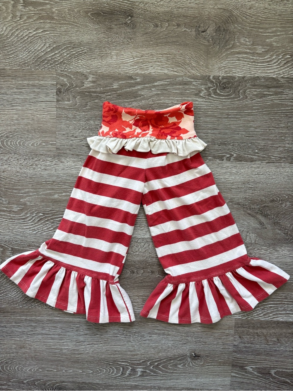 Persnickety Stripped Bell Pants (3t)
